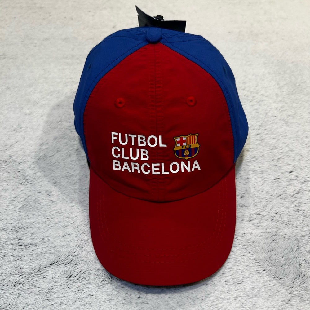 Futbol Club Barcelona Red and Blue Cap